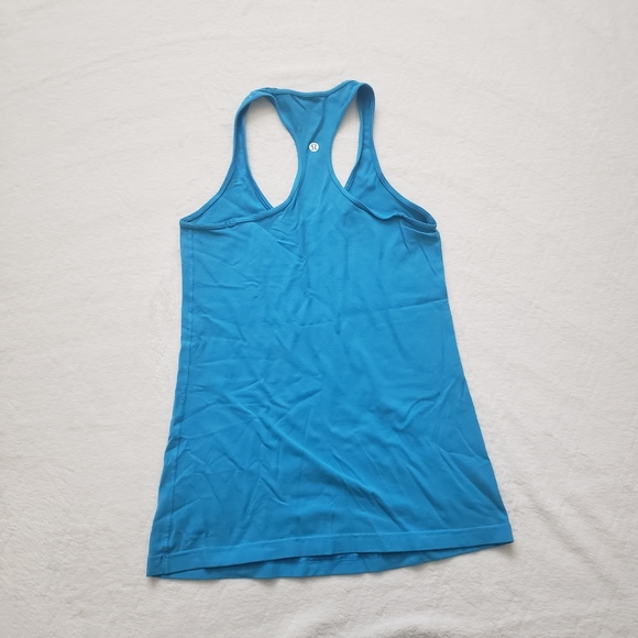 Lululemon Blue Racerback Tank Top Size 6 - Picture 2 of 2